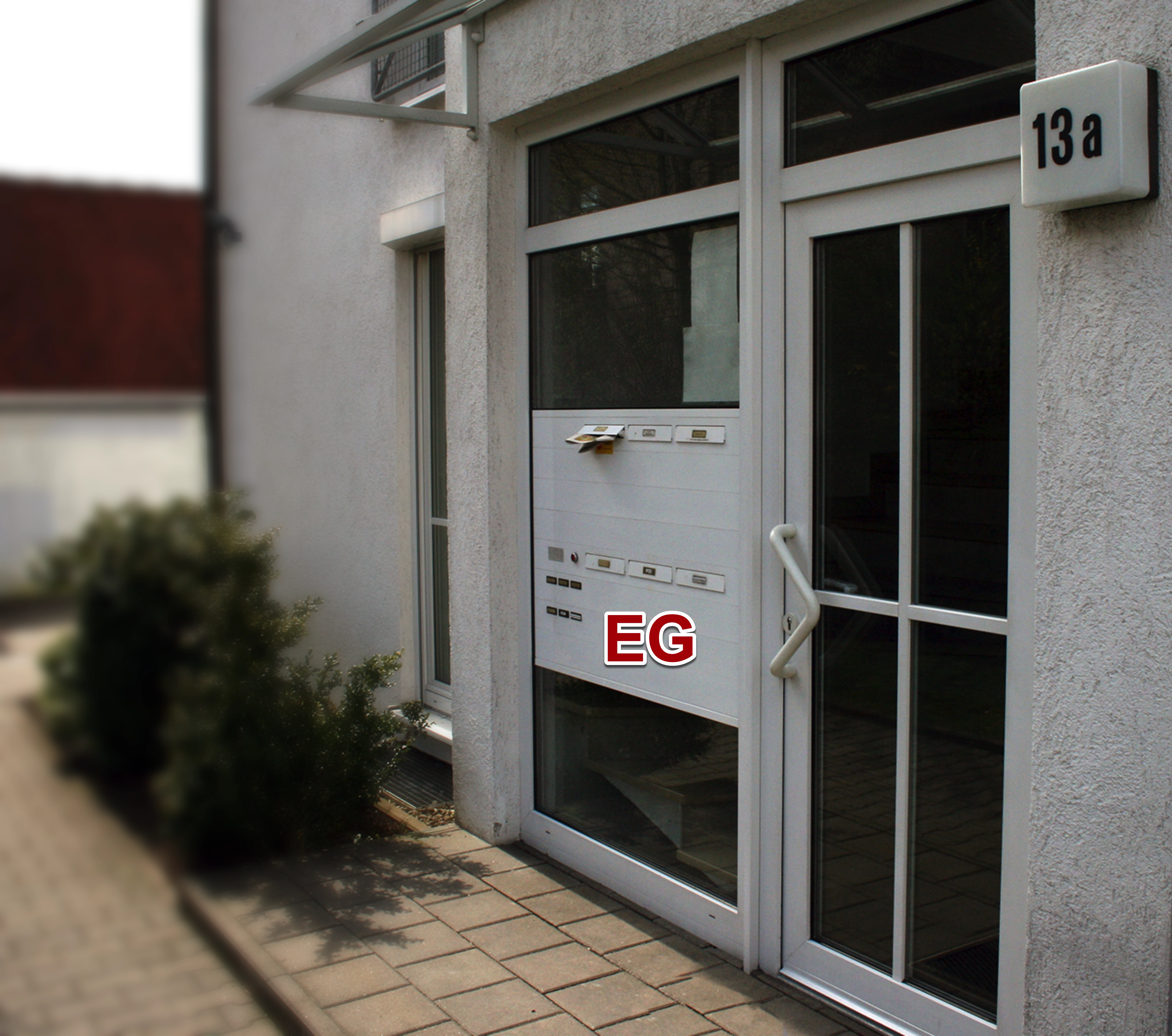 Eingang zur Praxis MyFlux, Simonshofer Straße 13a, Lauf a.d. Pegnitz